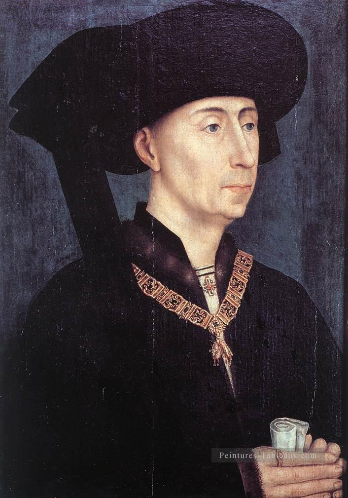 Portrait de Philippe le Bon Rogier van der Weyden Peintures à l'huile